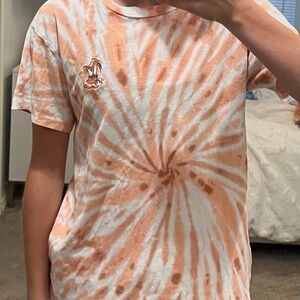 Orange Tie-Dye T-Shirt